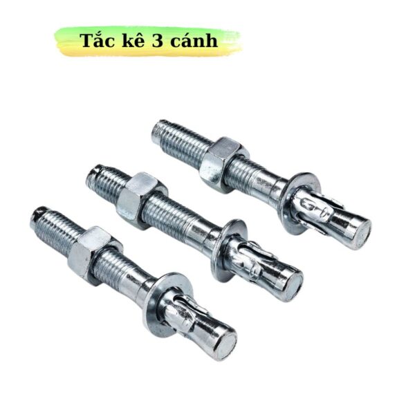 Tắc kê nở 3 cánh M8x100